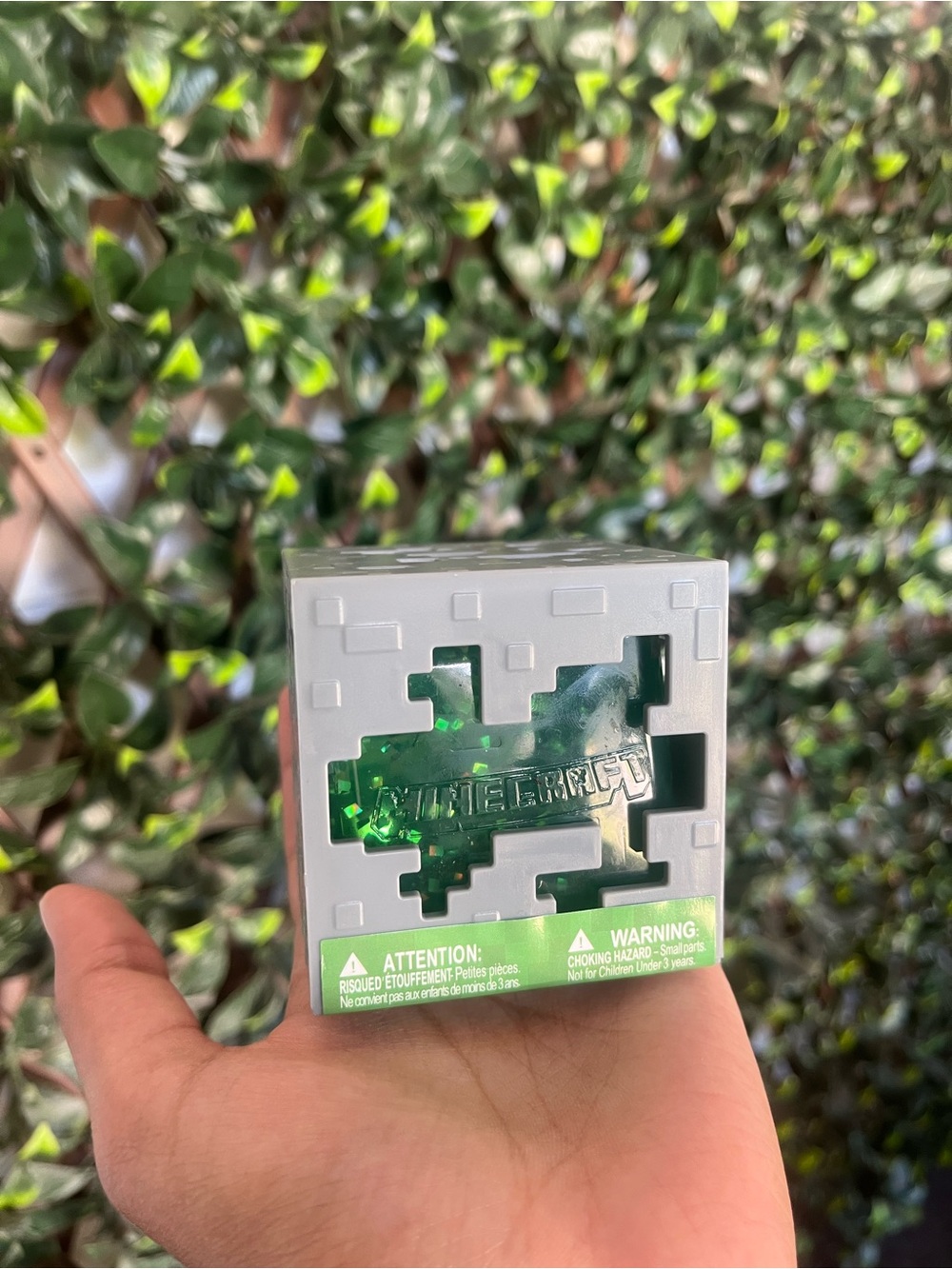Minecraft Green Squishy Gem Cube Collectible